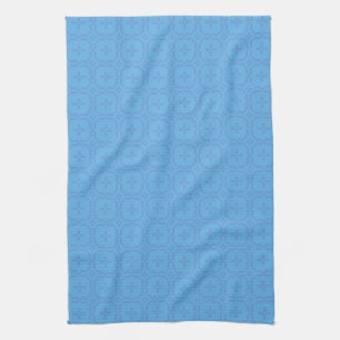 Zwei Schattierungen von Blue Imitats Welsh Tapestr Handtuch