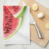 Zwei Scheiben Wassermelone Geschirrtuch (Viertel Falte)