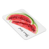 Zwei Scheiben Wassermelone Magnet (Rechte Seite)