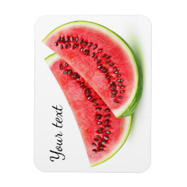 Zwei Scheiben Wassermelone Magnet