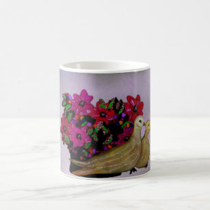 Zwei Schildkröte-Tauben-Tassen Kaffeetasse
