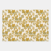 Zwei Schildkröten in Rosa, Grün und Senf Geschenkpapier Set (Vorderseite 3)