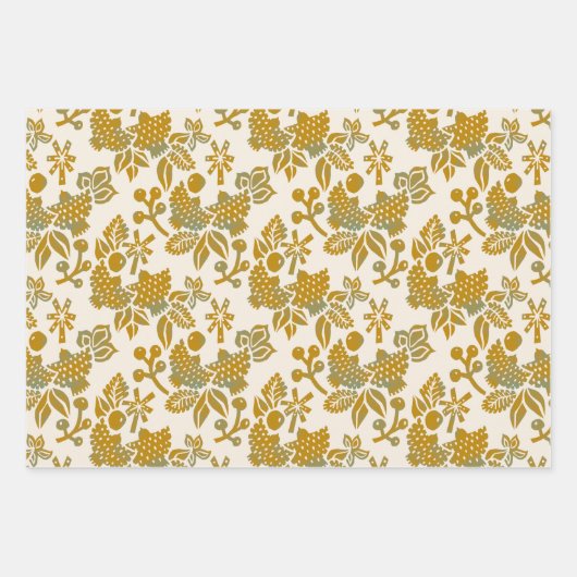 Zwei Schildkröten in Rosa, Grün und Senf Geschenkpapier Set (Vorderseite 3)