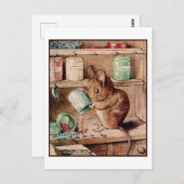 Zwei schlechte Mäuse von Beatrix Potter Postkarte (Vorne/Hinten)