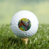 Zwei Schmetterlinge Golfball (Insitu T-Shirt)