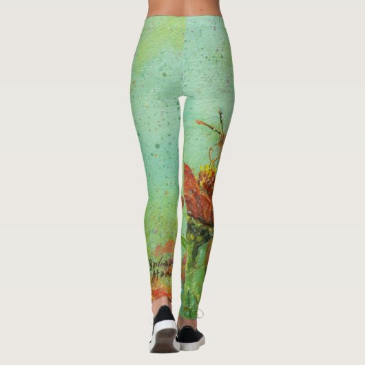 "Zwei Schmetterlinge" Leggings (Rückseite)