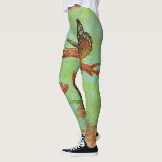 "Zwei Schmetterlinge" Leggings (Links)