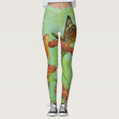"Zwei Schmetterlinge" Leggings (Vorderseite)