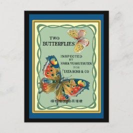 Zwei Schmetterlinge Postkarte