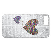 Zwei Schmetterlingshörer Case-Mate iPhone Hülle (Rückseite (Horizontal))