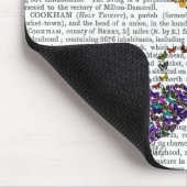 Zwei Schmetterlingshörer Mousepad (Ecke)