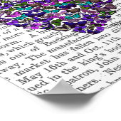 Zwei Schmetterlingshörer Poster (Ecke)