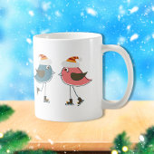 Zwei Schneebären-Ice-Skaten Kaffeetasse