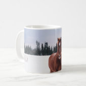 ZWEI SCHNEESCHÄDEN KAFFEETASSE (Vorderseite Links)