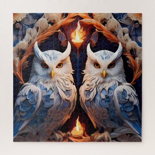 Zwei Schneewittchen bei Kerzenlicht Puzzle (Vertikal)