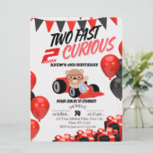 ZWEI SCHNELL 2 GEFÜHRT EINLADUNG (Stehend Vorderseite)