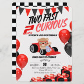 ZWEI SCHNELL 2 GEFÜHRT EINLADUNG (Vorne/Hinten)