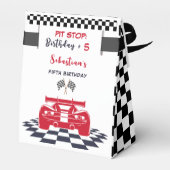 Zwei schnell zwei neugierige zweite Kindergeburtst Geschenkschachtel (Rückseite)