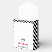 Zwei schnell zwei neugierige zweite Kindergeburtst Geschenkschachtel (Geöffnet)