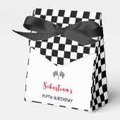 Zwei schnell zwei neugierige zweite Kindergeburtst Geschenkschachtel (Vorderseite)