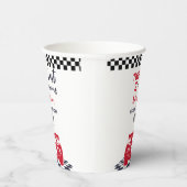 Zwei schnell zwei neugierige zweite Kindergeburtst Pappbecher (Rechts)