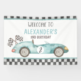 Zwei schnelle 2. Geburtstag wachsen Banner