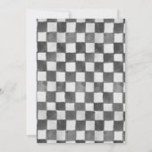 Zwei schnelle 2. Geburtstag wachsen Einladung (Rückseite)