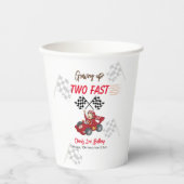 Zwei schnelle 2. Geburtstag wachsen Pappbecher (Vorderseite)