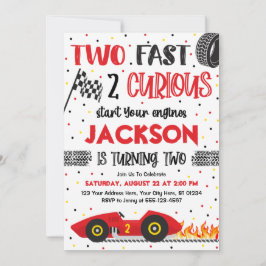 Zwei schnelle 2-tägige Einladung, Boy Racing Einladung