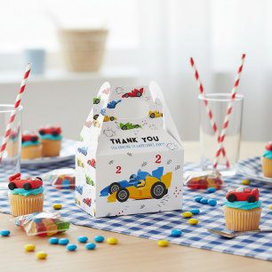 Zwei schnelle Autos für Kinder zum 2. Geburtstag N Geschenkschachtel