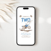 ZWEI Schnelle Bike Einladung Geburtstag