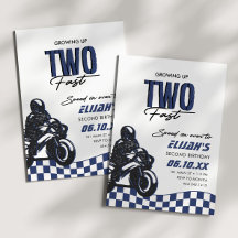 Zwei schnelle Boys Motorcross Dirt Bike Geburtstag