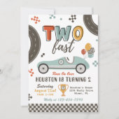 ZWEI schnelle Einladung | Einladung zum Geburtstag (Vorderseite)