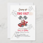 Zwei schnelle Einladung zum 2. Geburtstag (Vorderseite)
