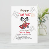 Zwei schnelle Einladung zum 2. Geburtstag (Stehend Vorderseite)