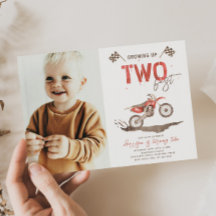 ZWEI schnelle Einladung zum Geburtstag | Dirt Bike