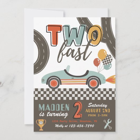 ZWEI schnelle Einladung | ZWEI (Vorderseite)