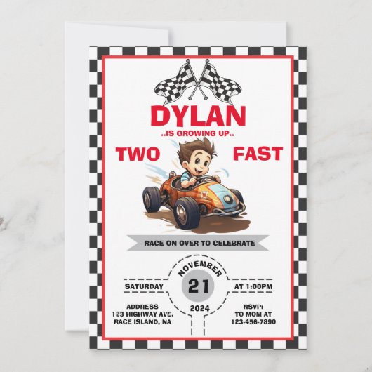 Zwei schnelle Einladungen (Vorderseite)