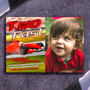 Zwei schnelle Einladungen mit Foto