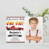 Zwei schnelle Foto-Einladung Einladung (Stehend Vorderseite)