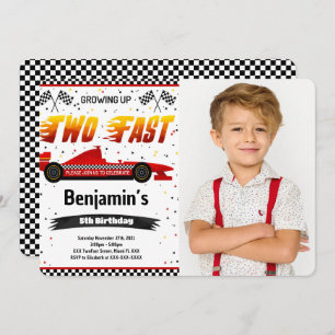 Zwei schnelle Foto-Einladung Einladung