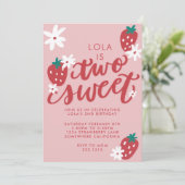 ZWEI SCHNELLE GEBURTSTAGsinvestition Einladung (Stehend Vorderseite)