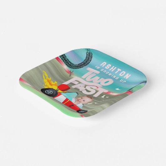 Zwei schnelle Geburtstagspartys Pappteller (Gewinkelt)