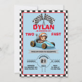 Zwei schnelle Niedliche Einladung (Vorderseite)