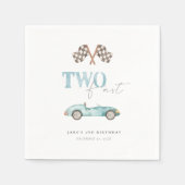 ZWEI SCHNELLE Race Car Serviette (Vorderseite)