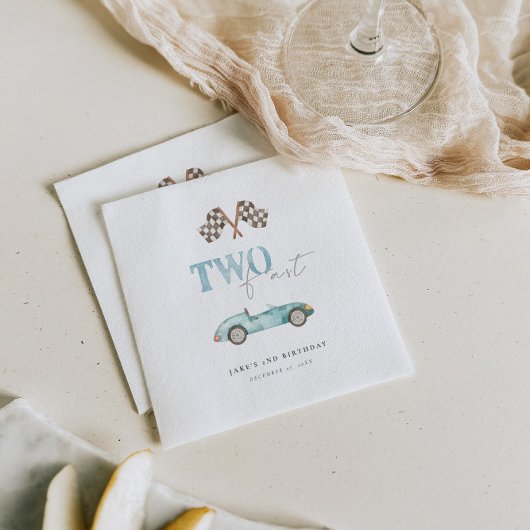 ZWEI SCHNELLE Race Car Serviette