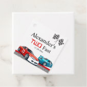 Zwei schnelle Red Race Cars Geschenkanhänger (Beispiel)