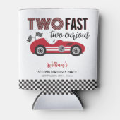 Zwei schnelle Rennwagen am zweiten Geburtstag Dosenkühler (Vorderseite)