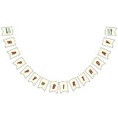 Zwei schnelle Retro-Rennwagen am zweiten Geburtsta Wimpelkette (Alle)