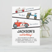 Zwei schnelle Startrampe Einladung (Stehend Vorderseite)